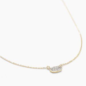 Kendra Scott Marisa Pendant Necklace in White Diamond & 14k Yellow Gold